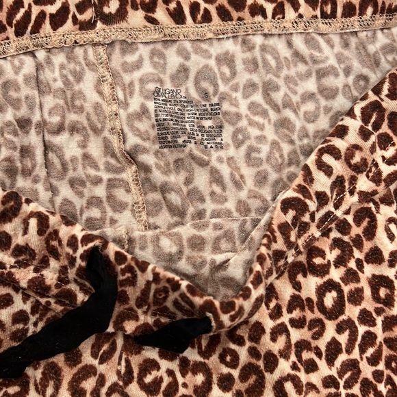 Gilligan & O'Malley Sleepwear Leopard Print Set Size S - Picture 6 of 7